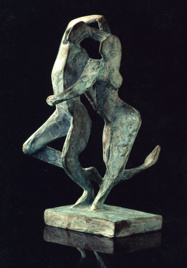 DANCING FIGURES . 20X11X10CM . BRONZE . SOLD OUT