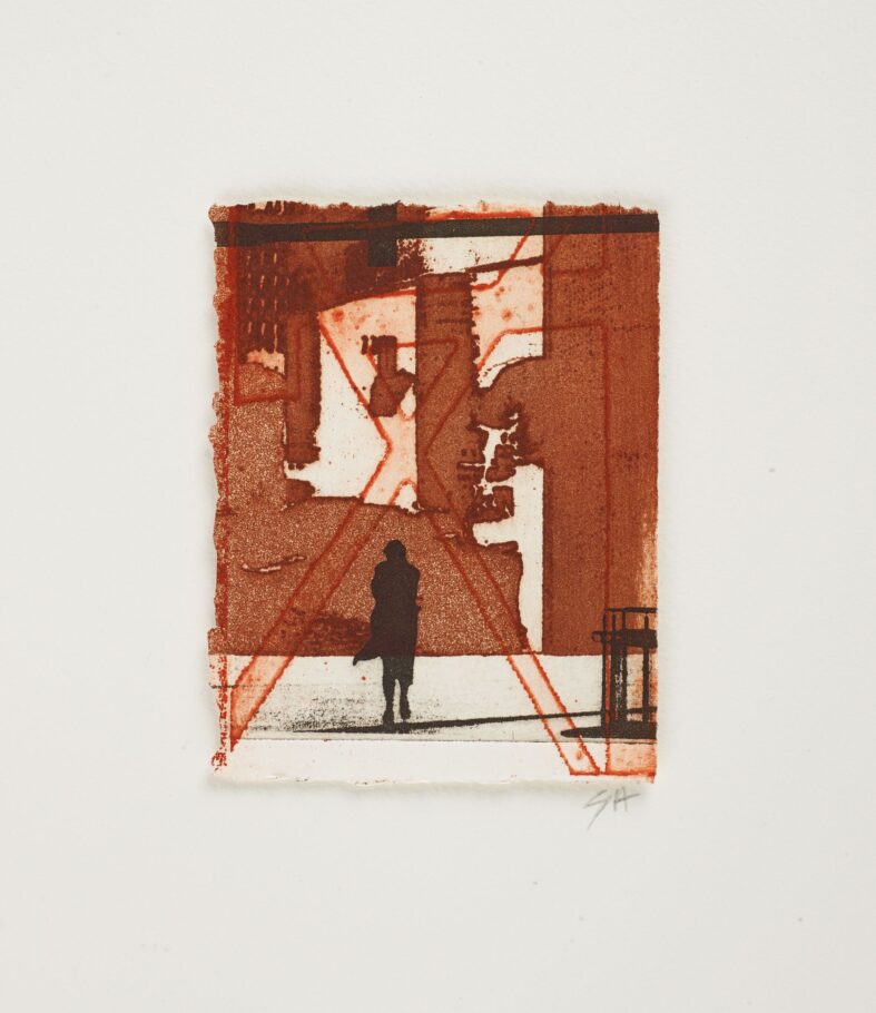 ESCAPE 3 . IMAGE SIZE 10X8CM ETCHING . VARIED EDITION 15 . £195 U/F