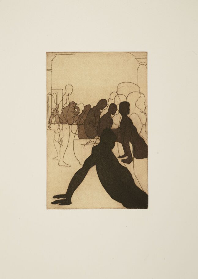 PASSING TIME 1 . IMAGE SIZE 21X13CM ETCHING . EDITION 25 . £295 U/F