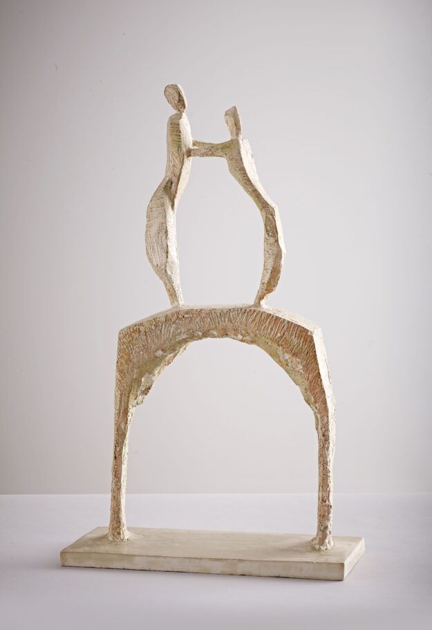 BRIDGING THE GAP . 67X40X15CM TREATED RESIN . EDITION 2 . POA