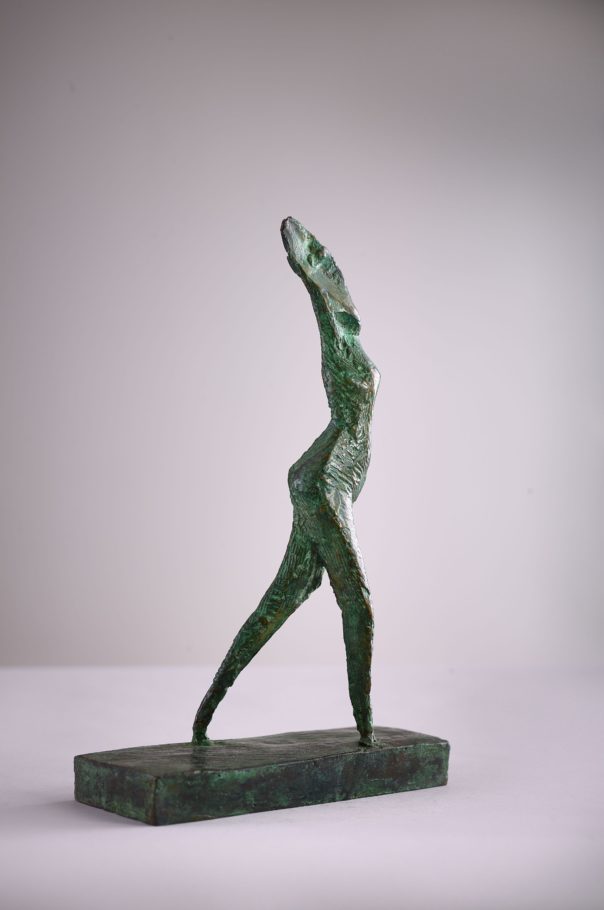 STRIDING FIGURE . 35.22X9CM BRONZE . EDITION 6 . £2,400