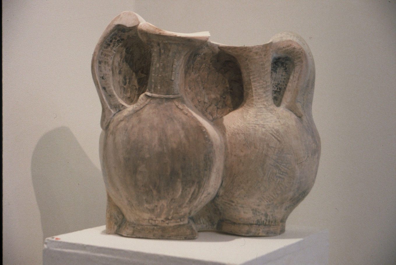 TALKING POTS 2 . 32X36X16CM TREATED PLASTER . EDITION 2 . POA