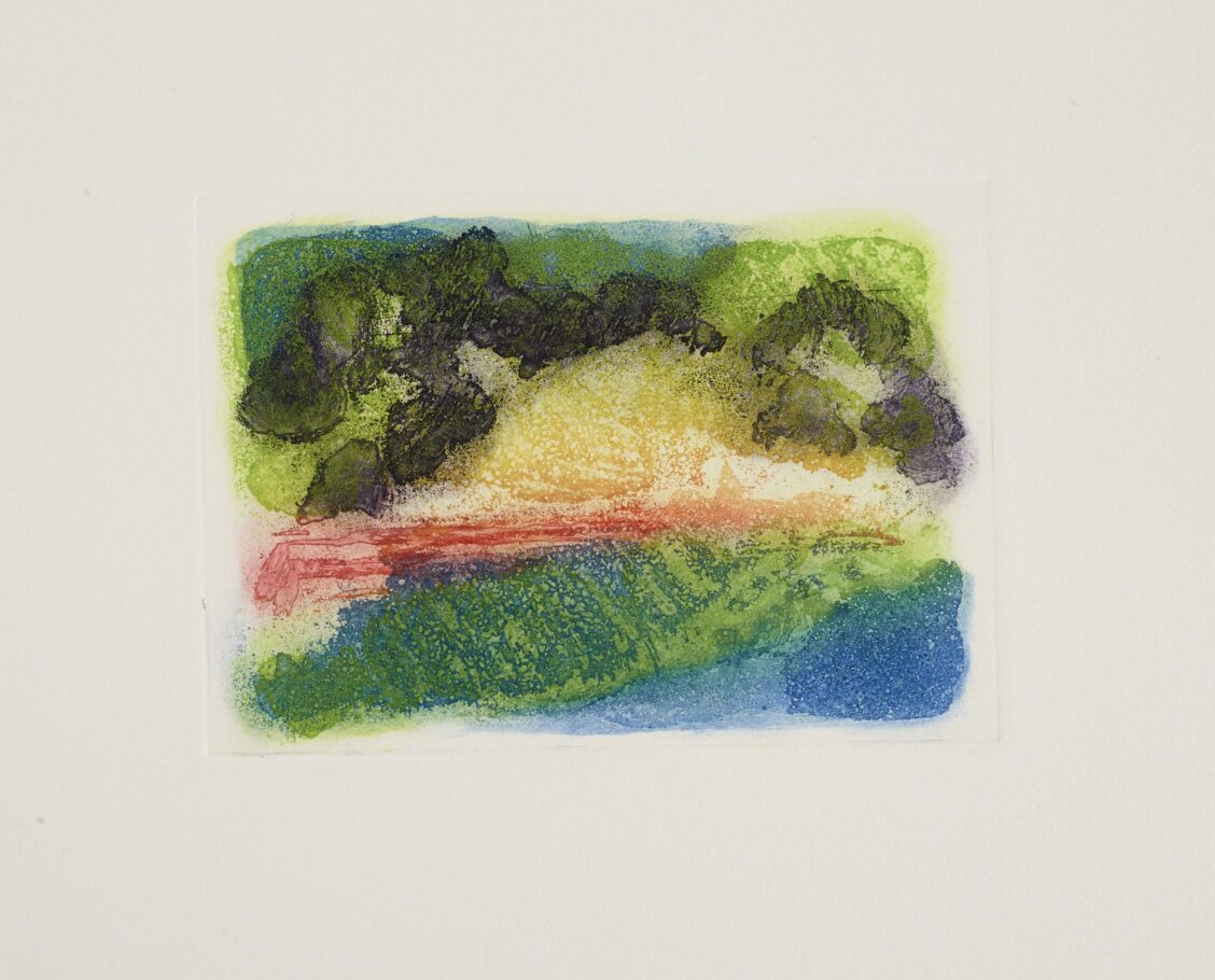 BREAKING CLOUDS 2 . IMAGE SIZE 12.5X17.5CM ETCHING . EDITION 10 . £250 U/F