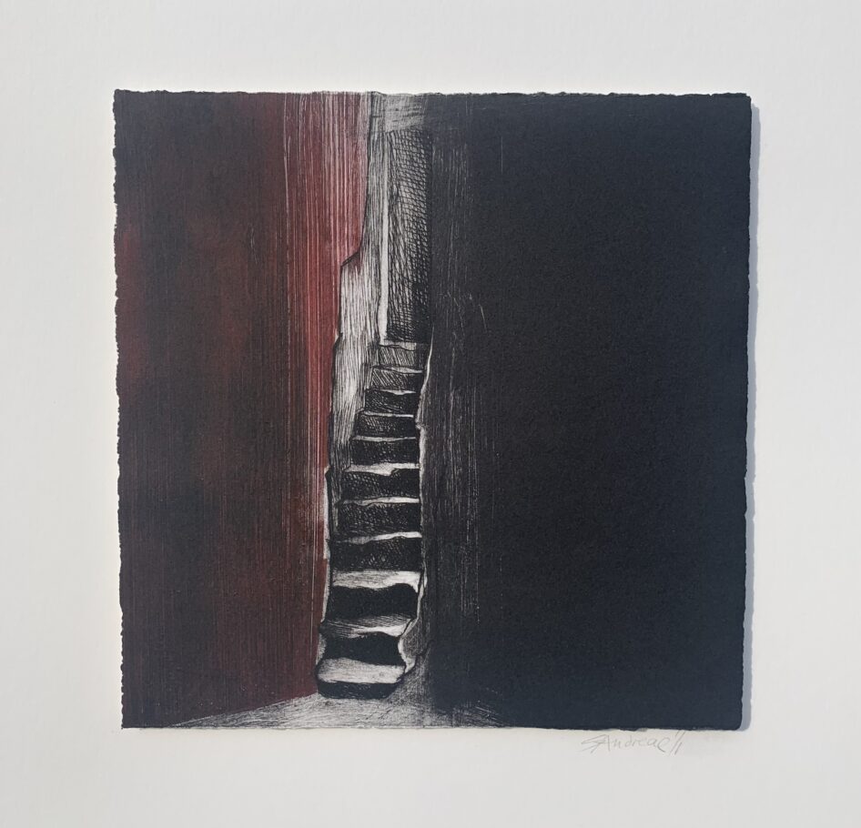 HIDDEN WAY .  IMAGE SIZE 23 X 23CM .  VARIED EDITION 6 .  £450 U/F