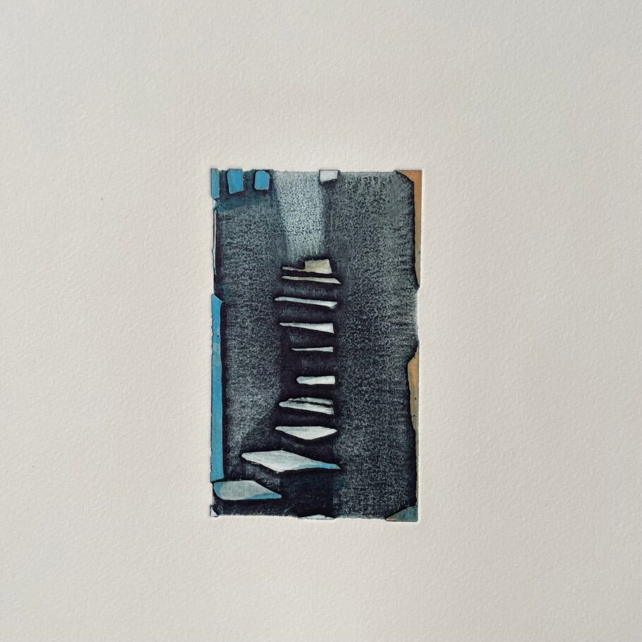 WAY UP 2. ETCHING WITH MONOPRINT. IMAGE SIZE 7.5 X 12.5CM. VARIED EDITION 25. £225 U/F